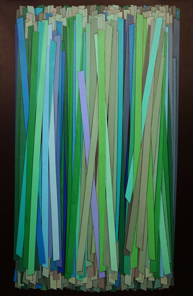Accumulation, cm 80 x 120,  Acrylic color on linen canvas