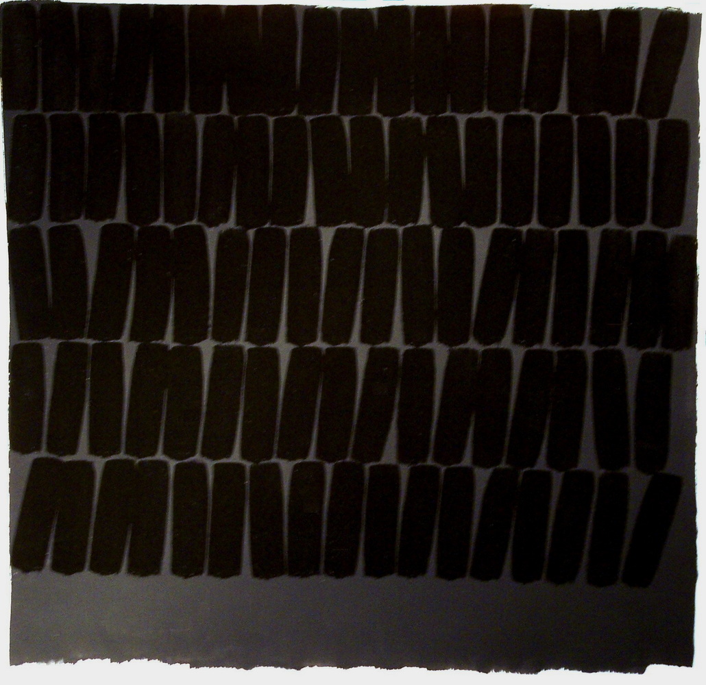 1976, Pagina 21, cm 70x70, colore acrilico su carta Fabriano 100x100 cotone