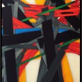 TRALICCIO, Power pole 12, cm 80x100, acrylic color on linen canvas