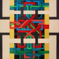Labirinto, (circuito interrotto 5),  cm 90 x 100, acrylic color on canvas